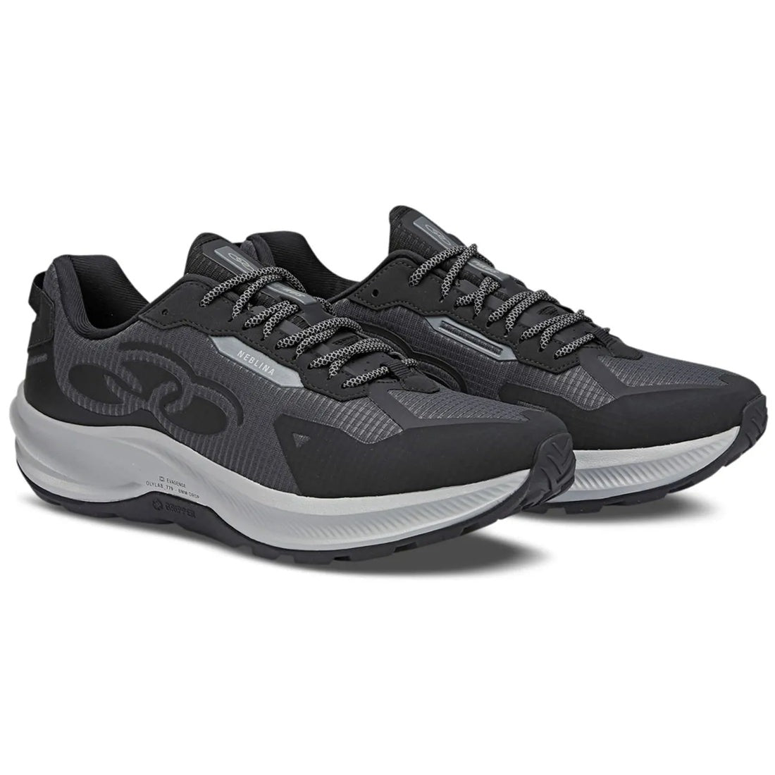 Zapatilla Trail Running Hombre Neblina Gris
