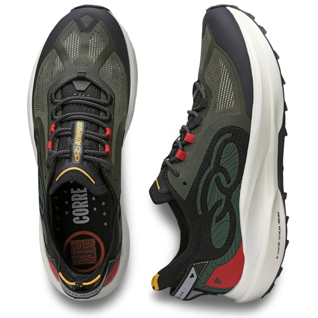 Zapatilla Trail Running Mujer Corre Trilha Verde Militar