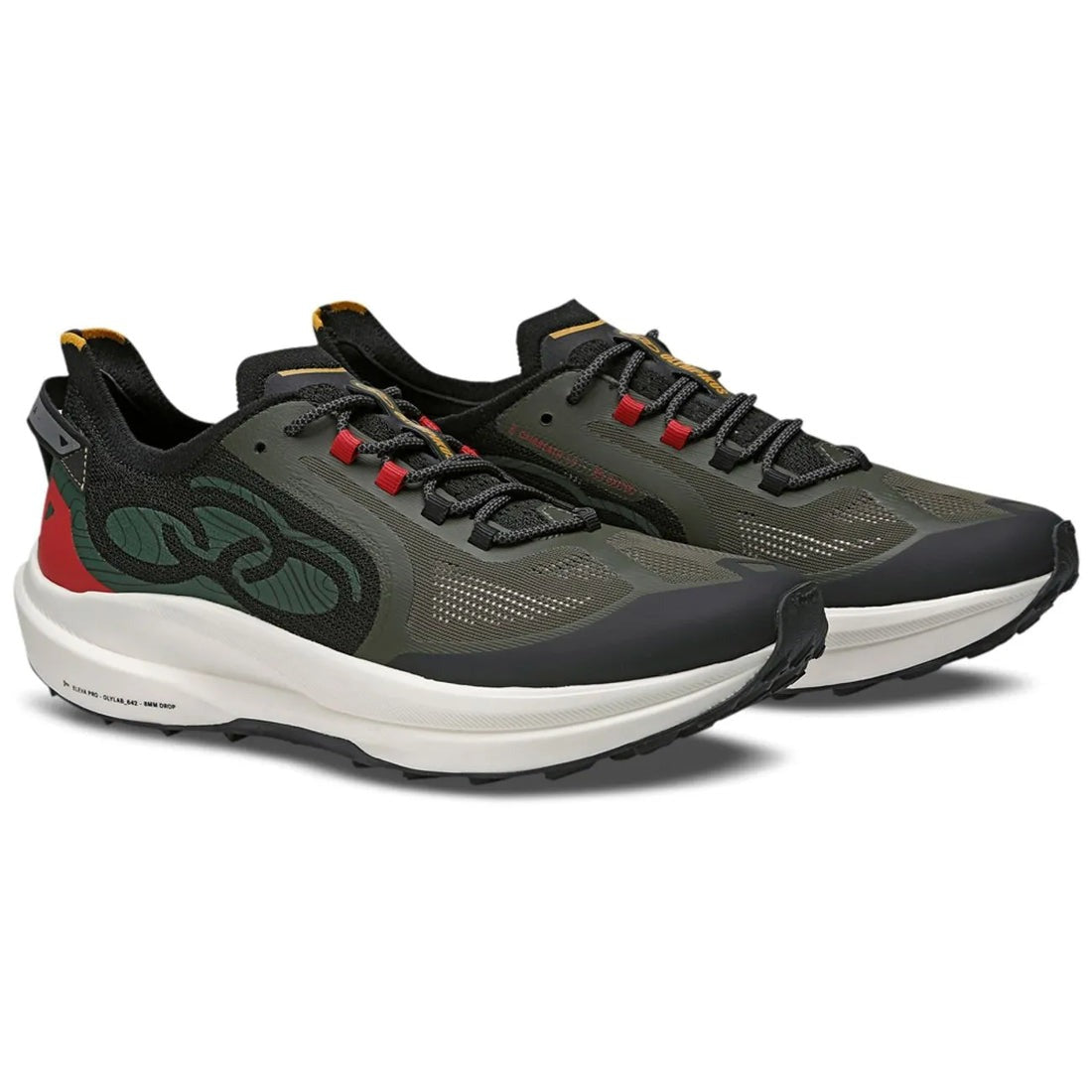 Zapatilla Trail Running Hombre Corre Trilha Verde Militar