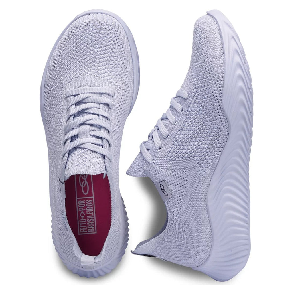 Zapatilla Mujer 146G Ultraleve Blanco/Lila/Celeste