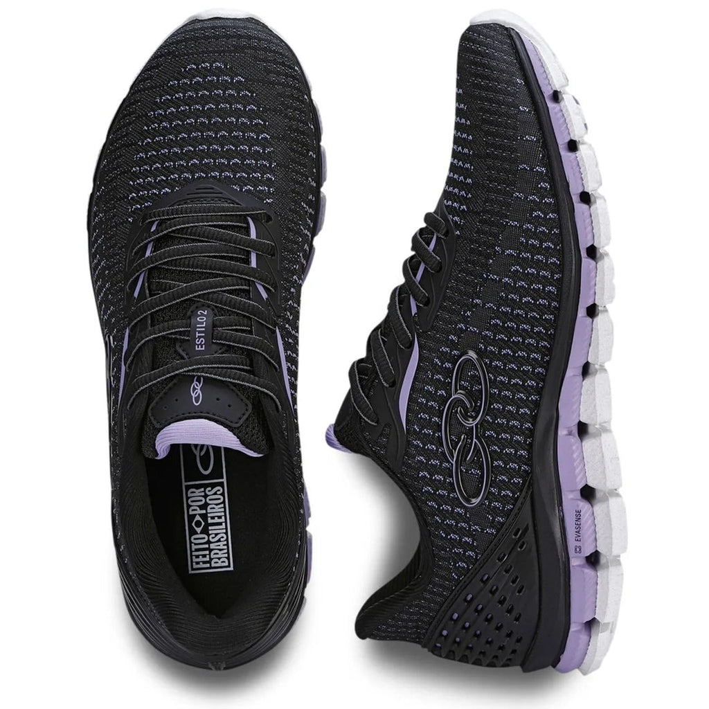 Zapatilla Mujer Estilo 2 Negro/Morado