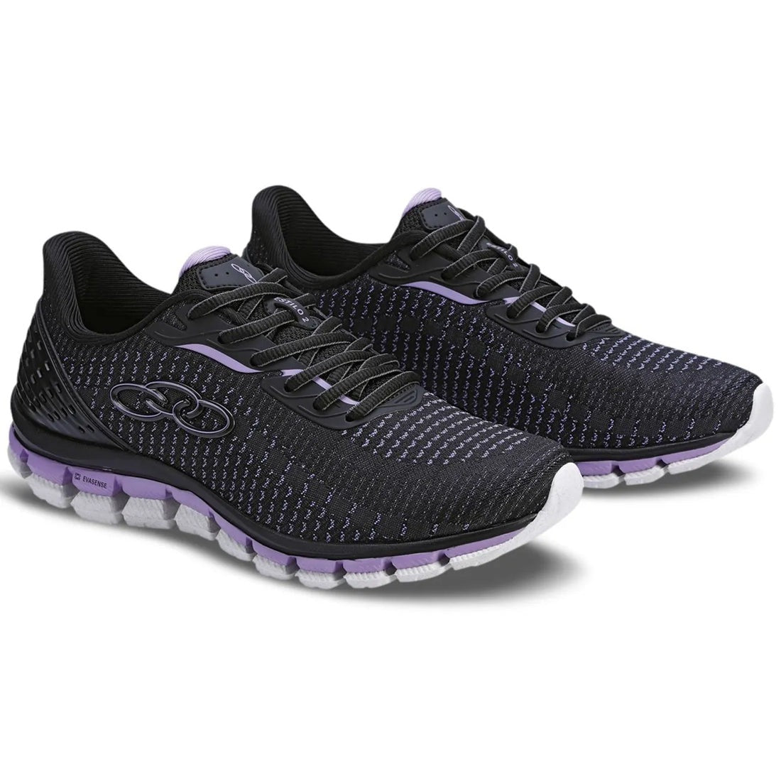 Zapatilla Mujer Estilo 2 Negro/Morado