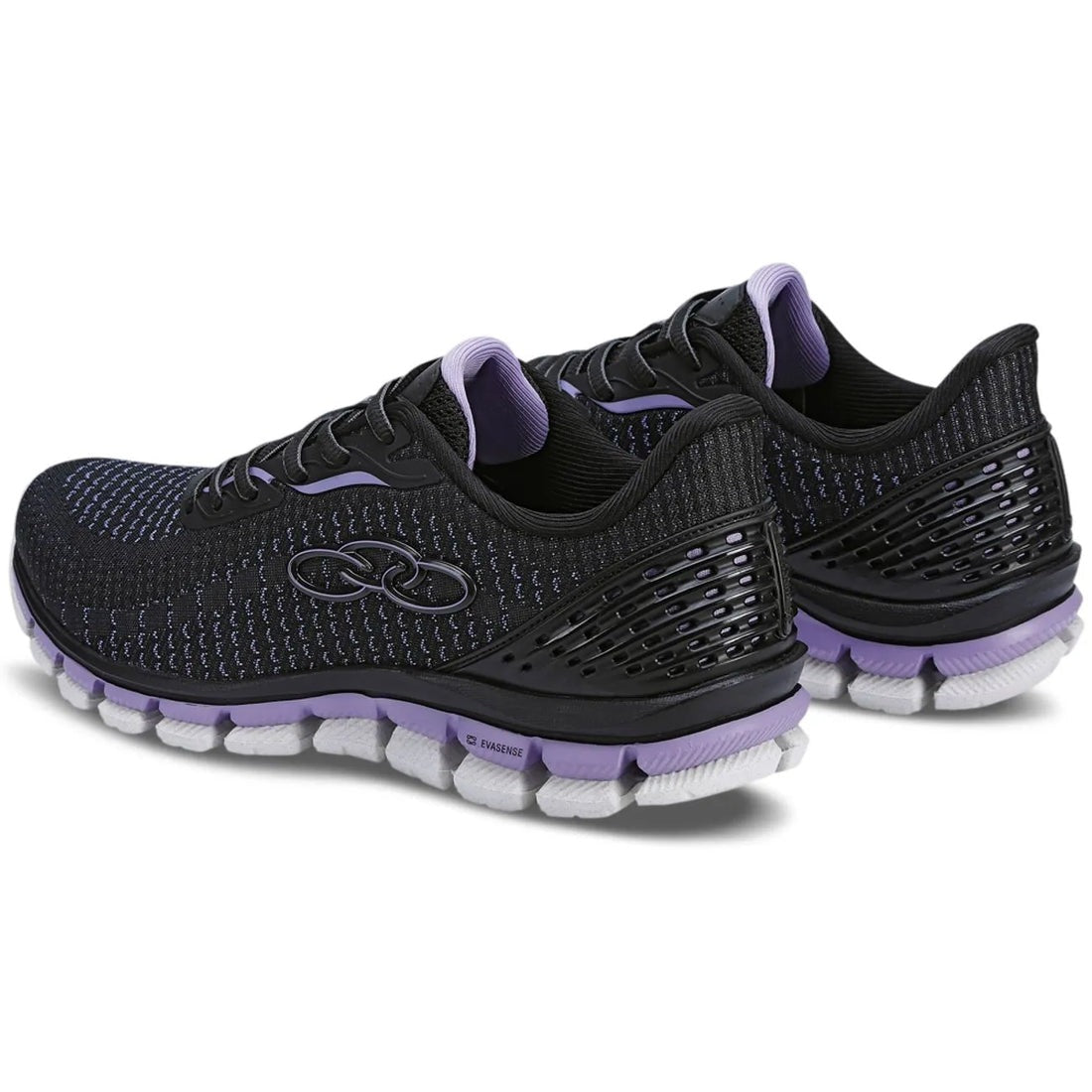 Zapatilla Mujer Estilo 2 Negro/Morado