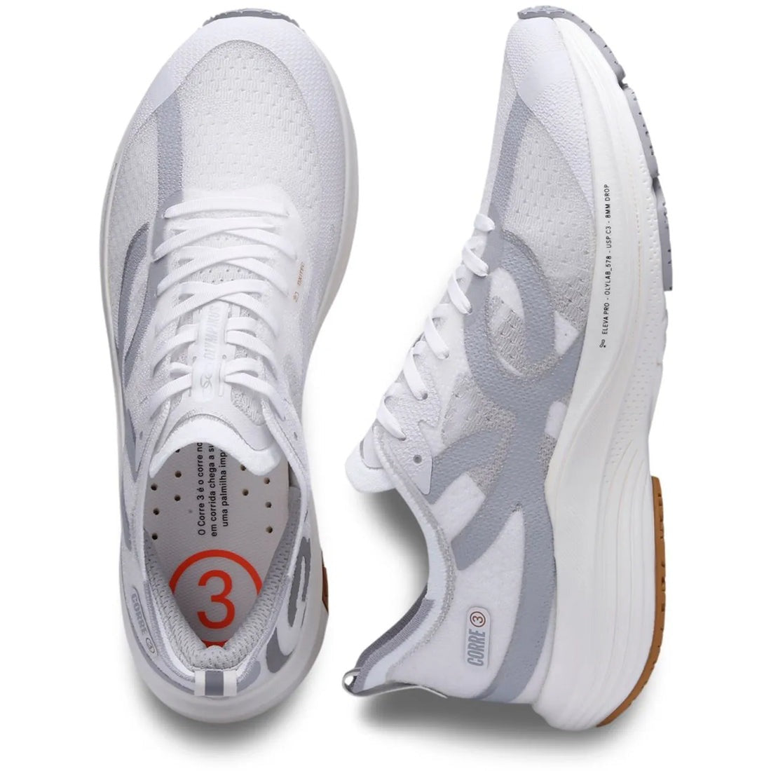 Zapatilla Running Hombre Corre 3 Blanco