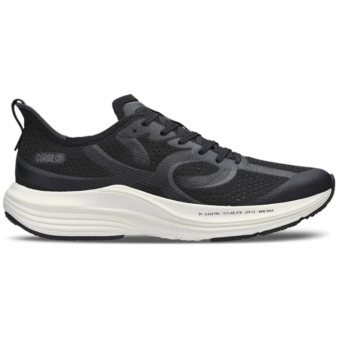 Zapatilla Running Hombre Corre 3 Negro/Gris
