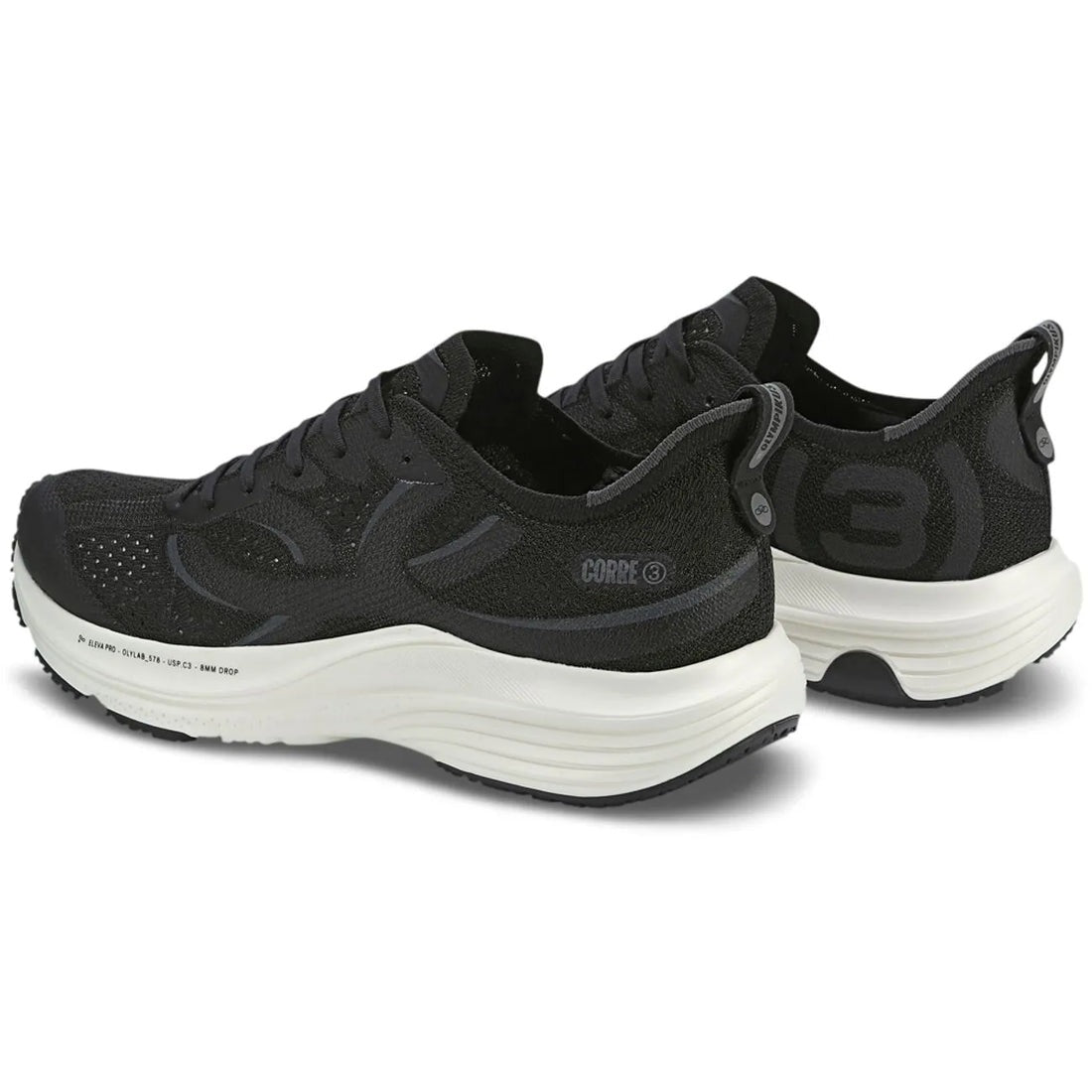 Zapatilla Running Hombre Corre 3 Negro/Gris