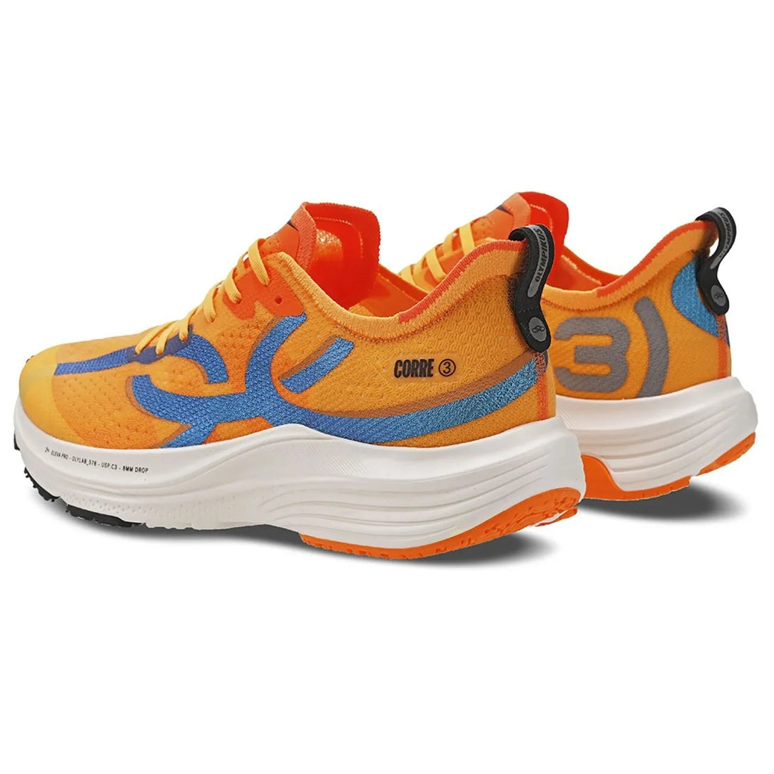 Zapatilla Running Mujer Corre 3 Naranja