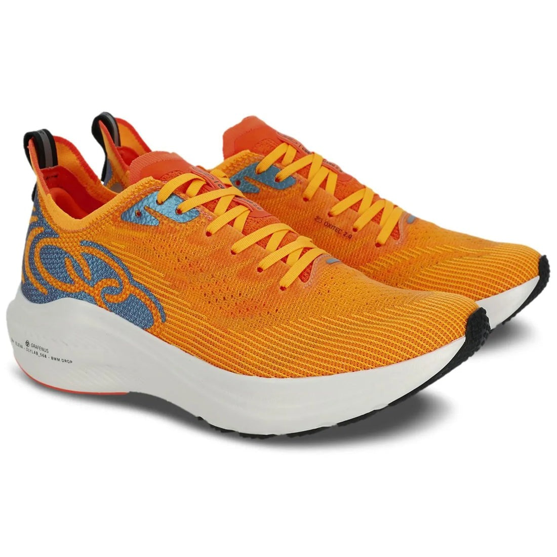 Zapatilla Running Mujer Corre Grafeno 2 Naranja