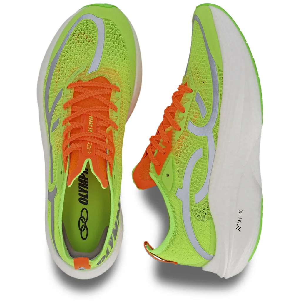 Zapatilla Running Mujer Corre SUPRA Verde Neón