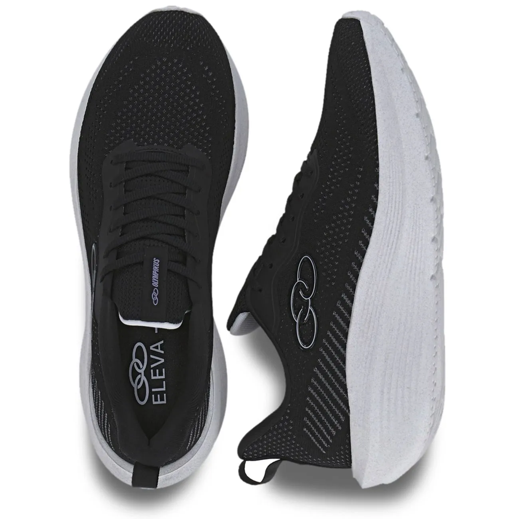 Zapatilla Mujer Rayo Negro/Blanco