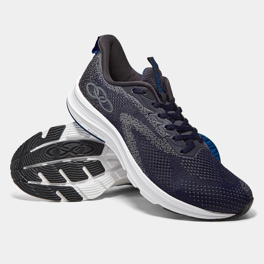 Zapatilla Running Hombre Veloz 2 Azul Marino/Negro