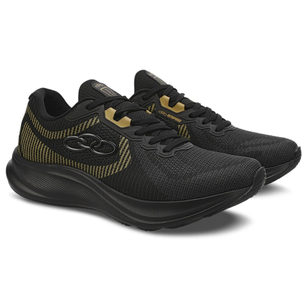 Zapatilla Hombre Orbita Negro/Dorado