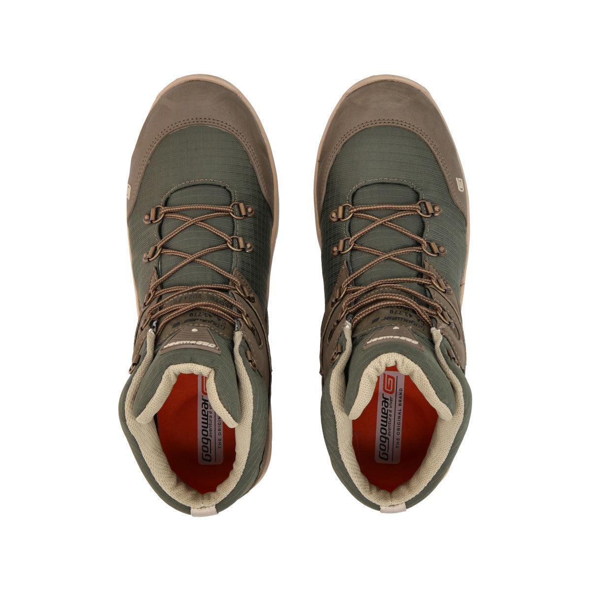 Botín Hombre Trekking Verde/Marrón Fuga Gogowear