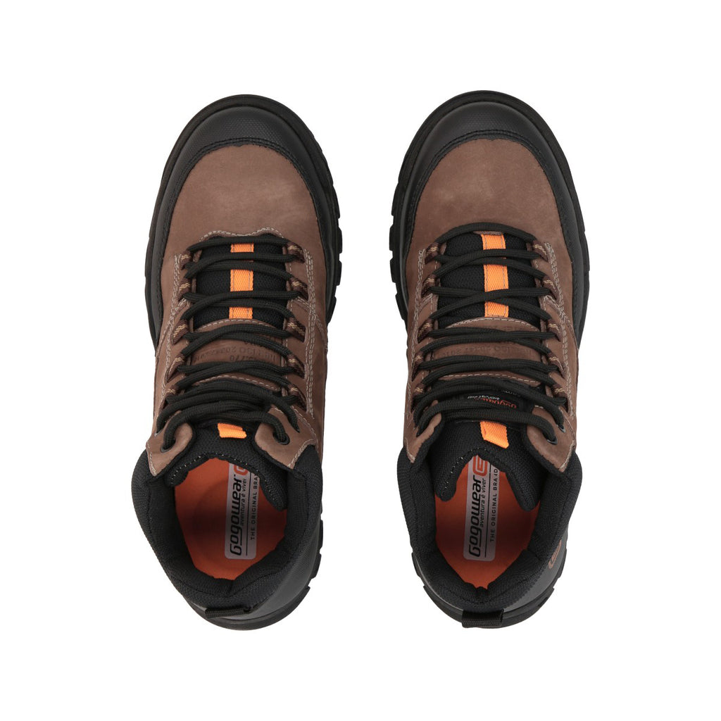 Botín Hombre Trekking Negro/Marrón Strong Gogowear