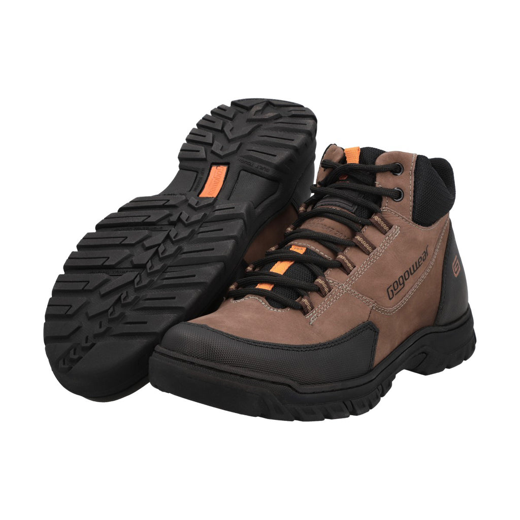 Botín Hombre Trekking Negro/Marrón Strong Gogowear