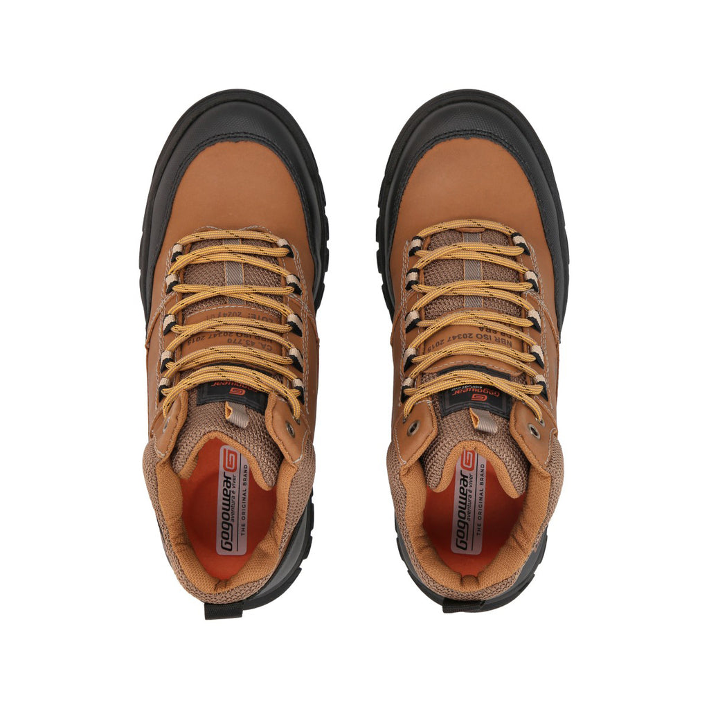 Botín Hombre Trekking Negro/Café Strong Gogowear