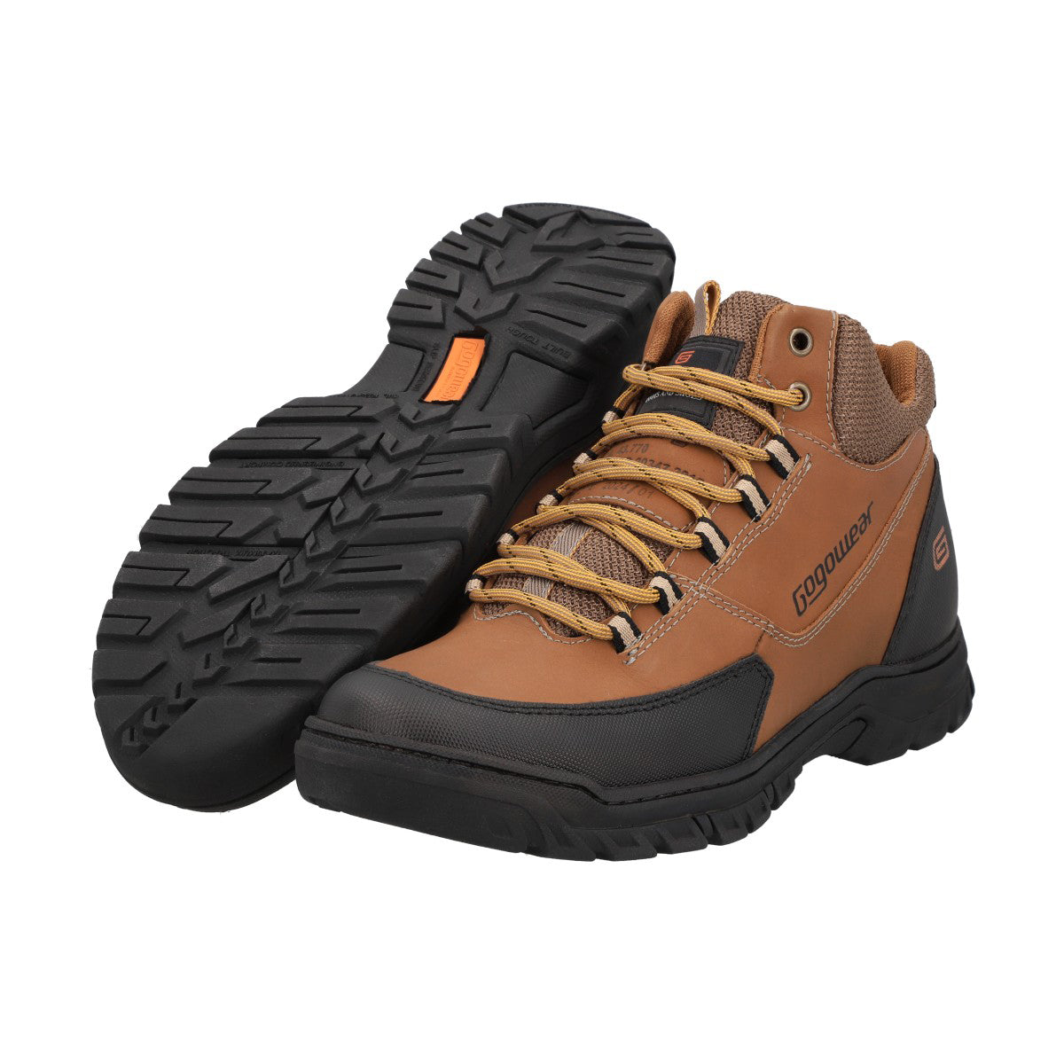 Botín Hombre Trekking Negro/Café Strong Gogowear