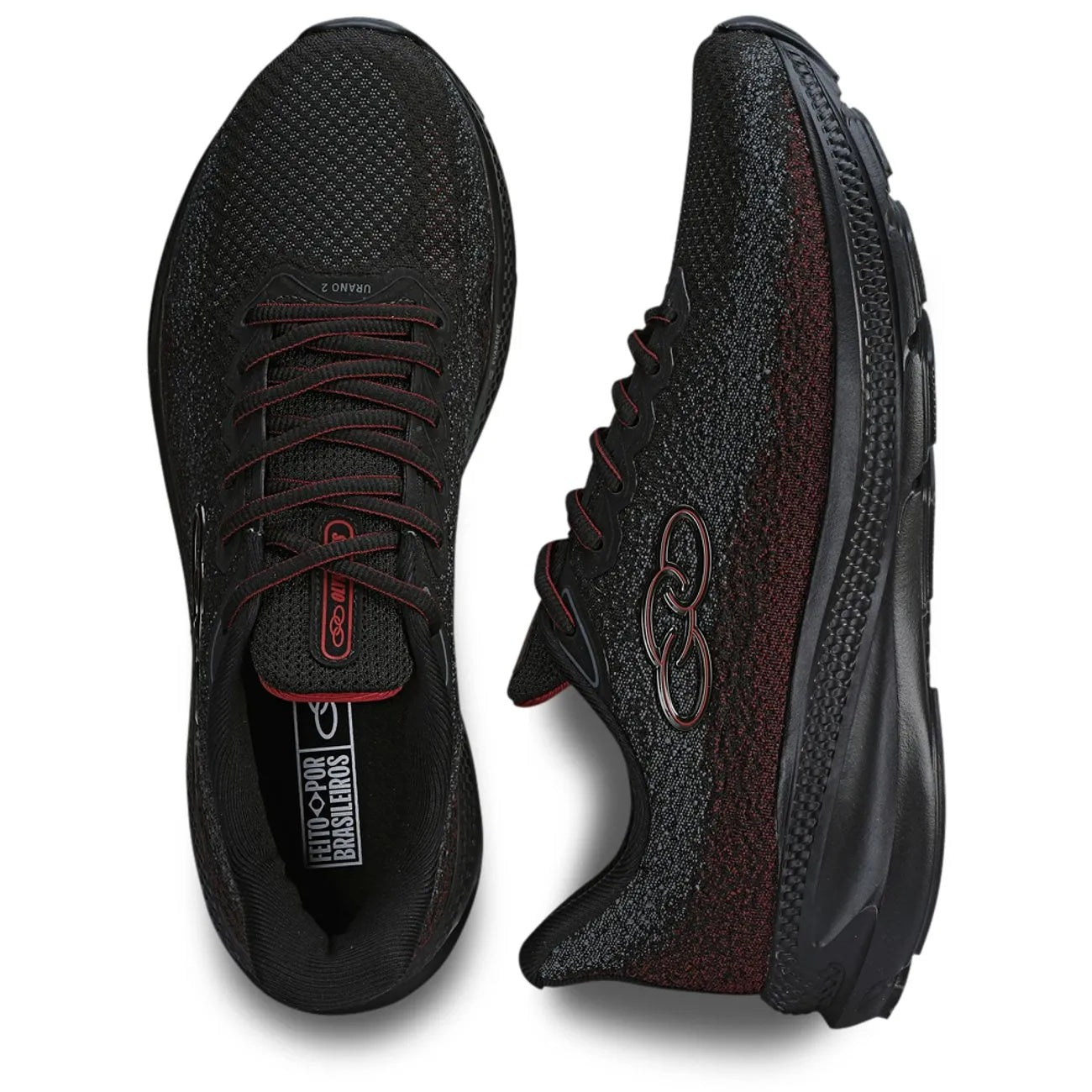 Zapatilla Hombre Urano 2 Negro/Rojo