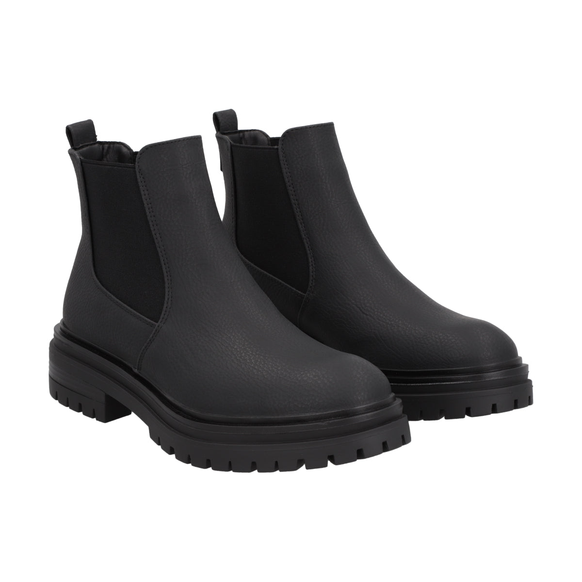 Botin Casual Mujer Negro Plataforma Urban Police