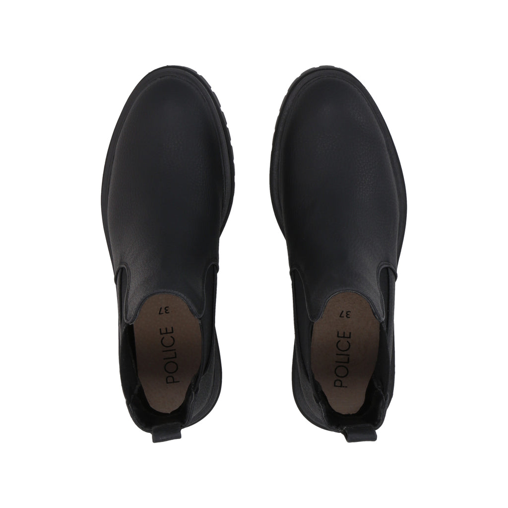 Botin Casual Mujer Negro Plataforma Urban Police