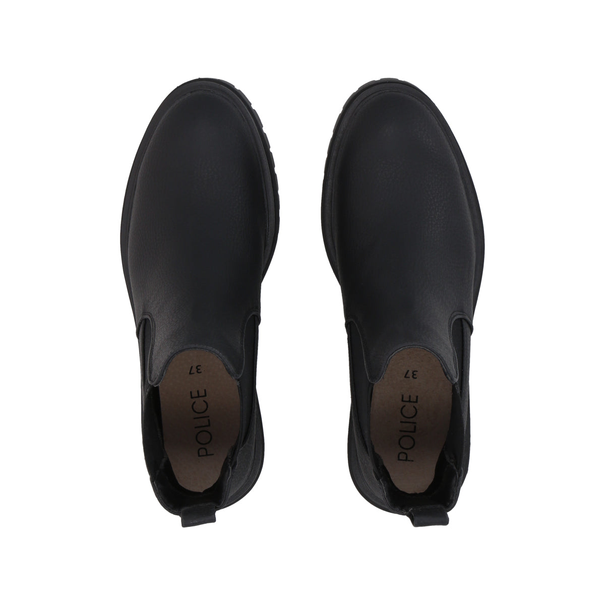 Botin Casual Mujer Negro Plataforma Urban Police