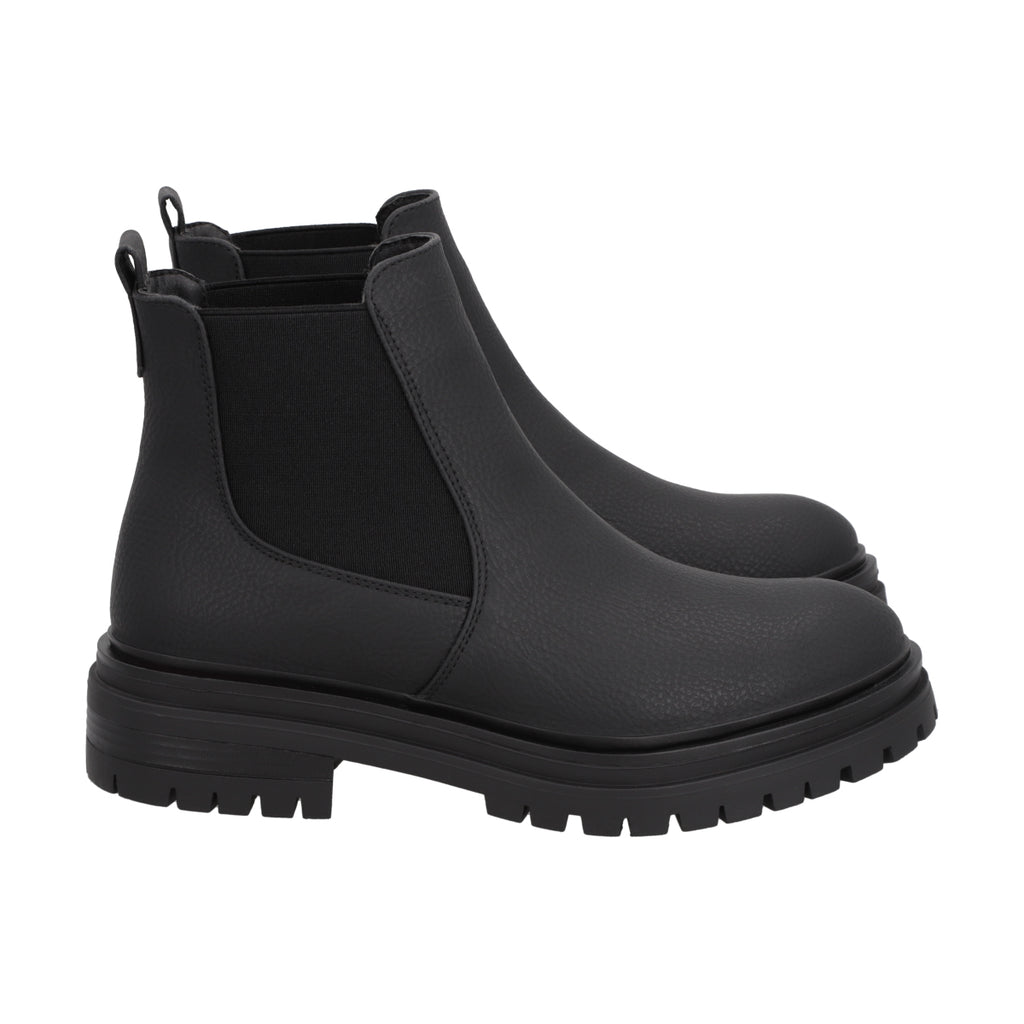 Botin Casual Mujer Negro Plataforma Urban Police