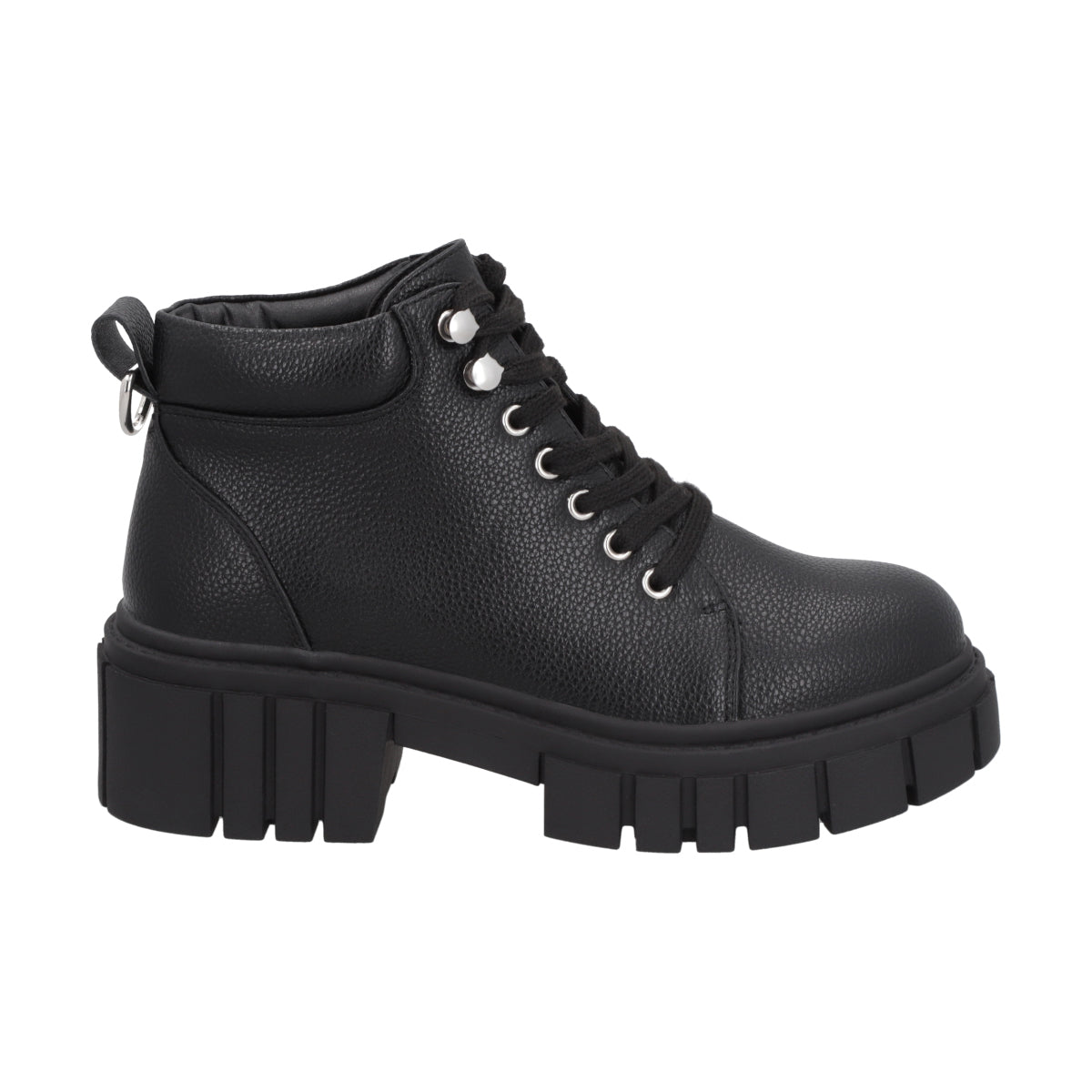 Botin Mujer Negro Plataforma Rebel Police