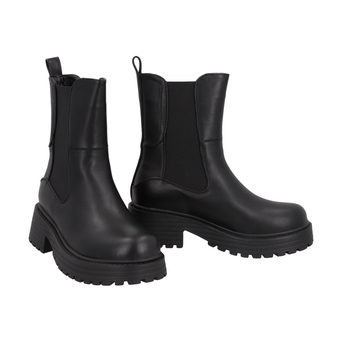 Botin Mujer Negro Plataforma Cora 21 Police