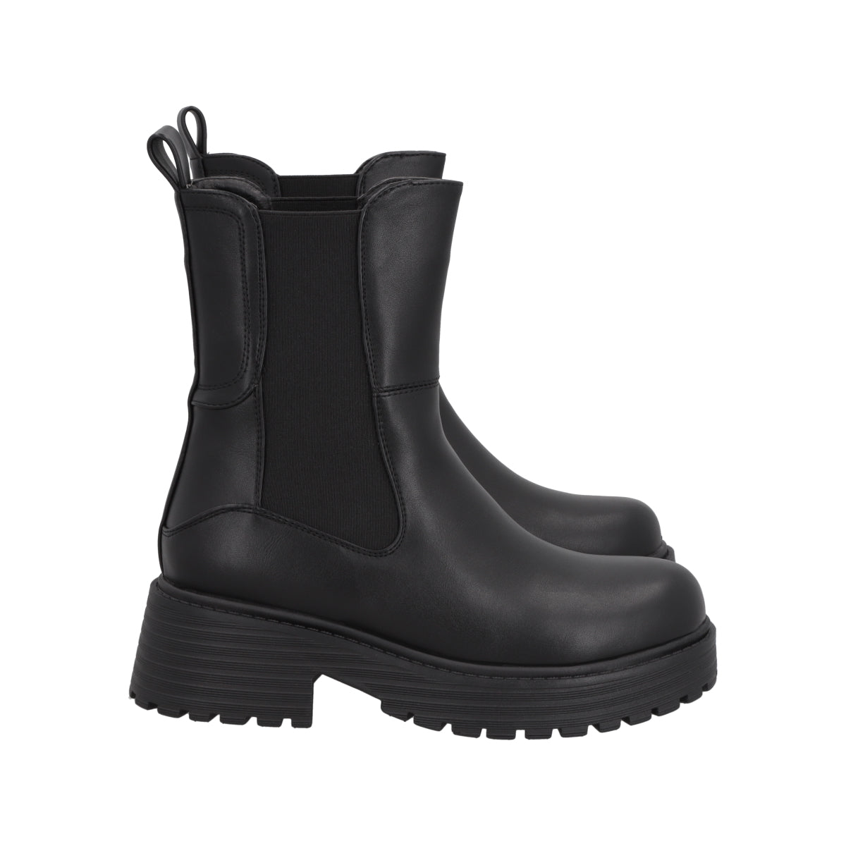 Botin Mujer Negro Plataforma Cora 21 Police