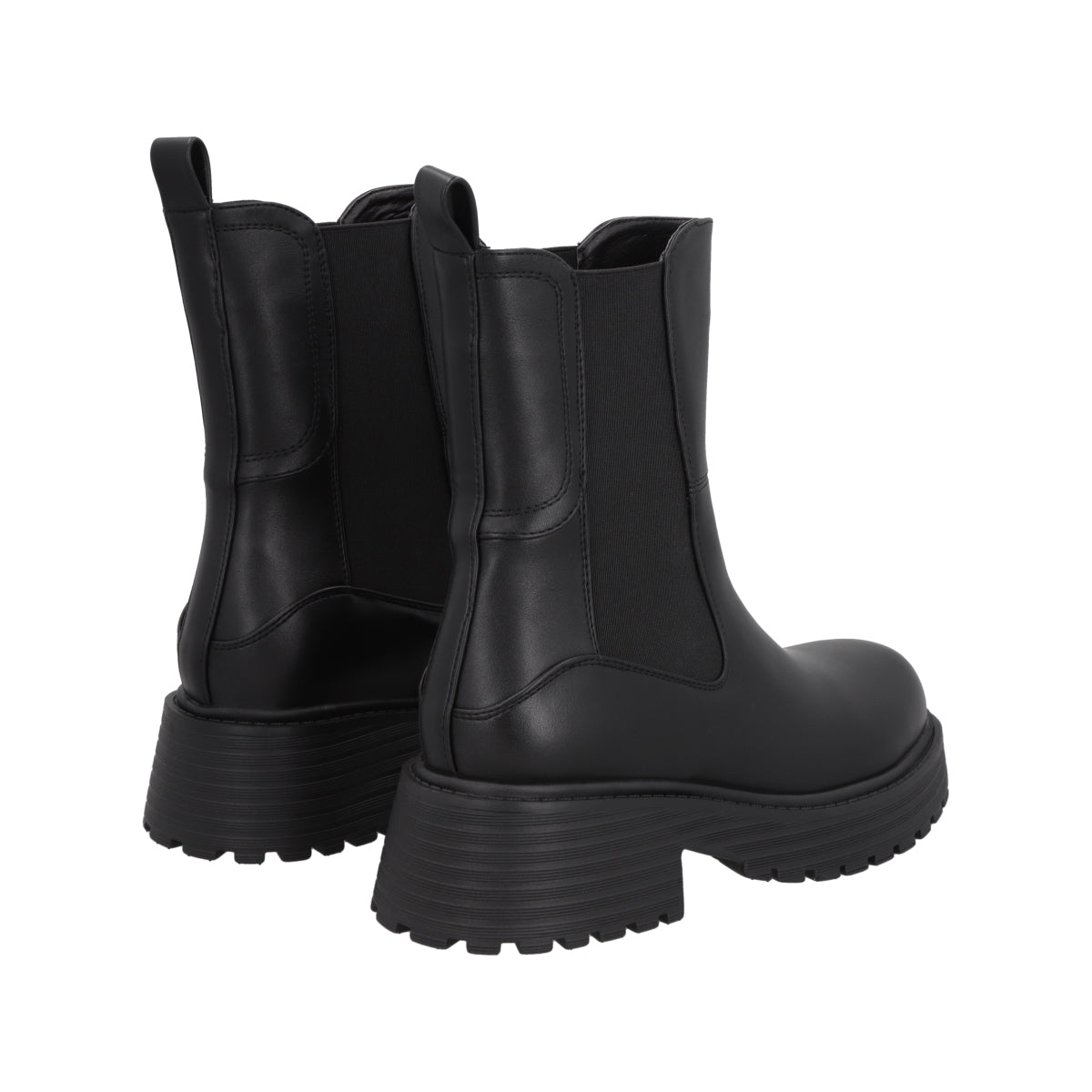 Botin Mujer Negro Plataforma Cora 21 Police