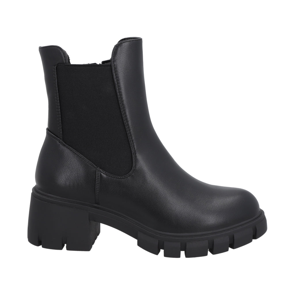 Botin Mujer Negro Plataforma Street Police