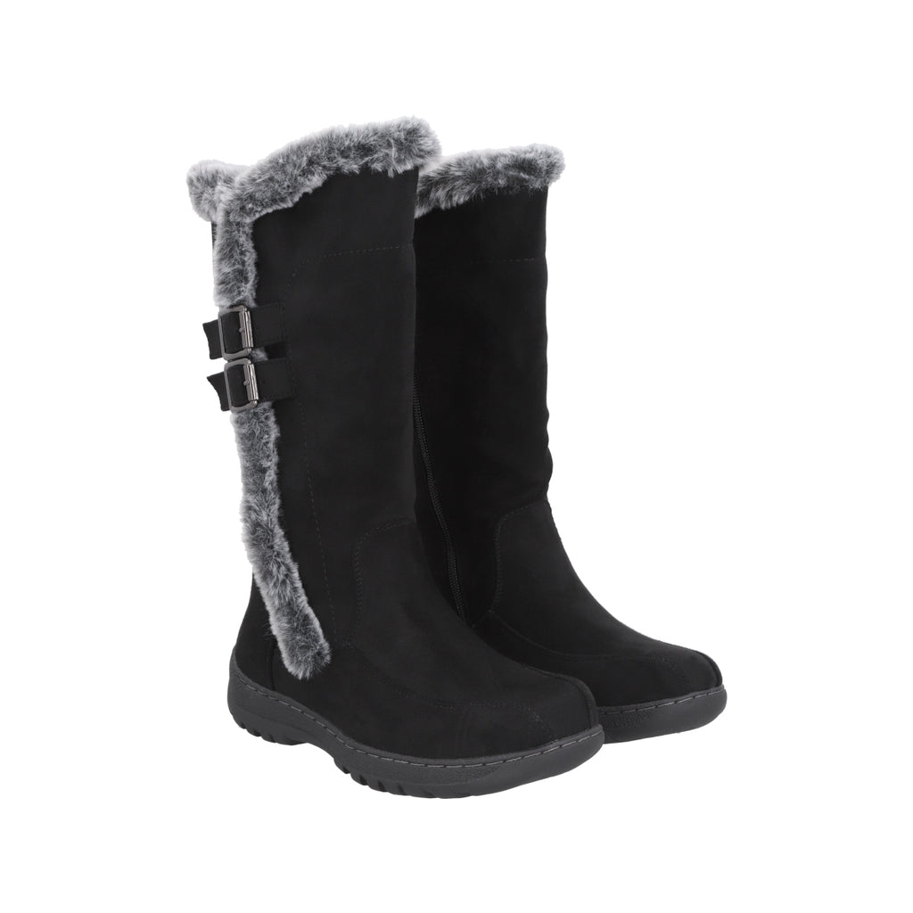 Bota Chiporro Mujer Negro Winter Police
