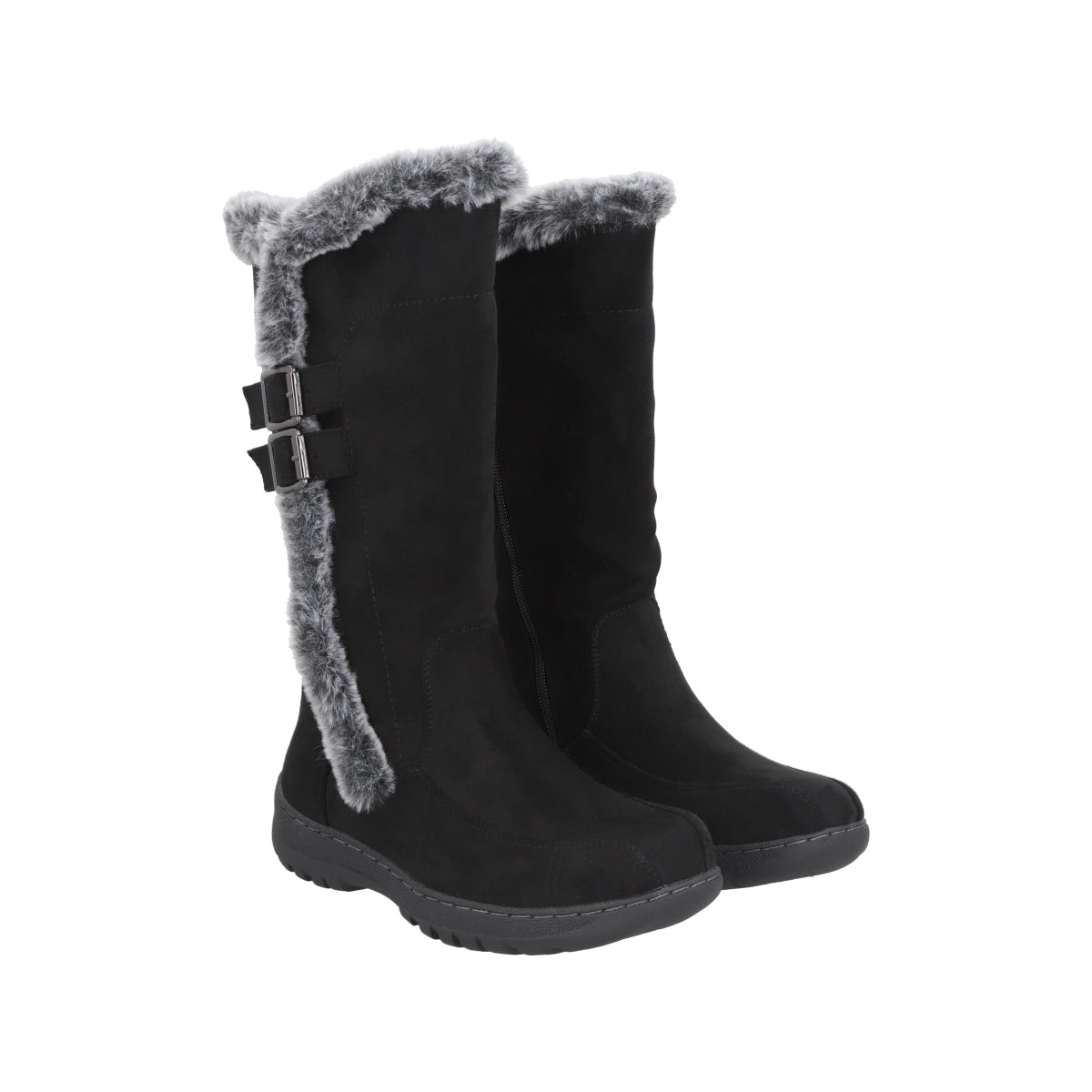 Bota Chiporro Mujer Negro Winter Police
