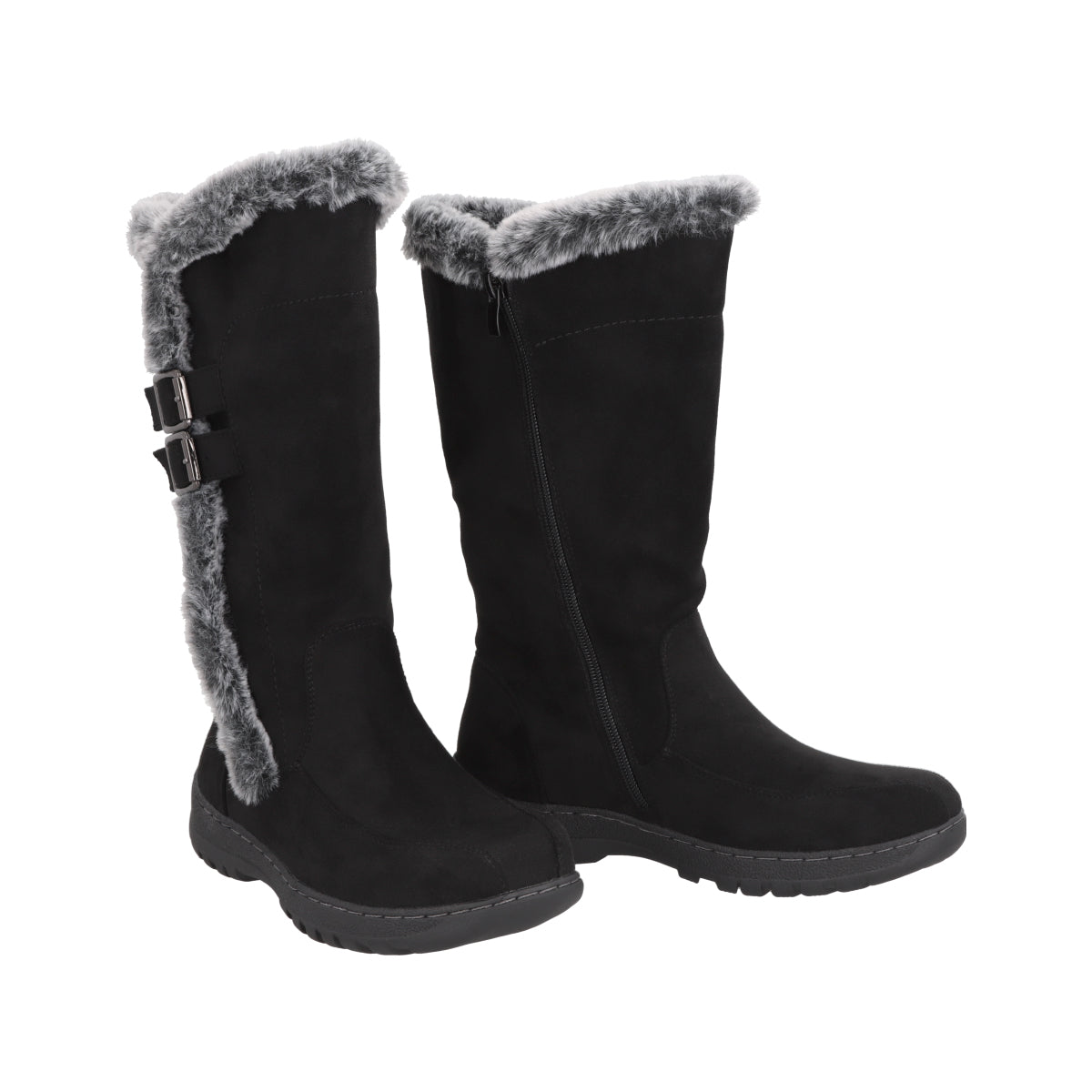 Bota Chiporro Mujer Negro Winter Police