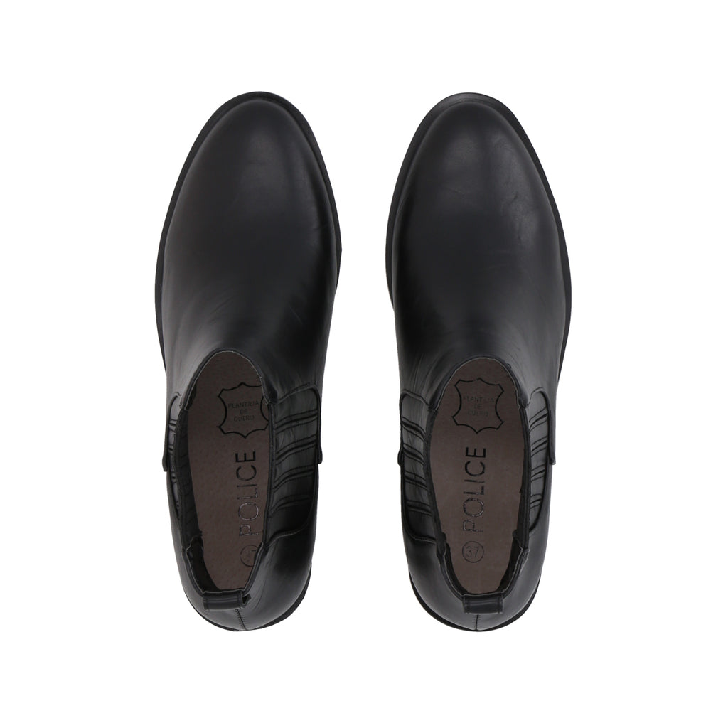 Botin Casual Mujer Negro Aura Police