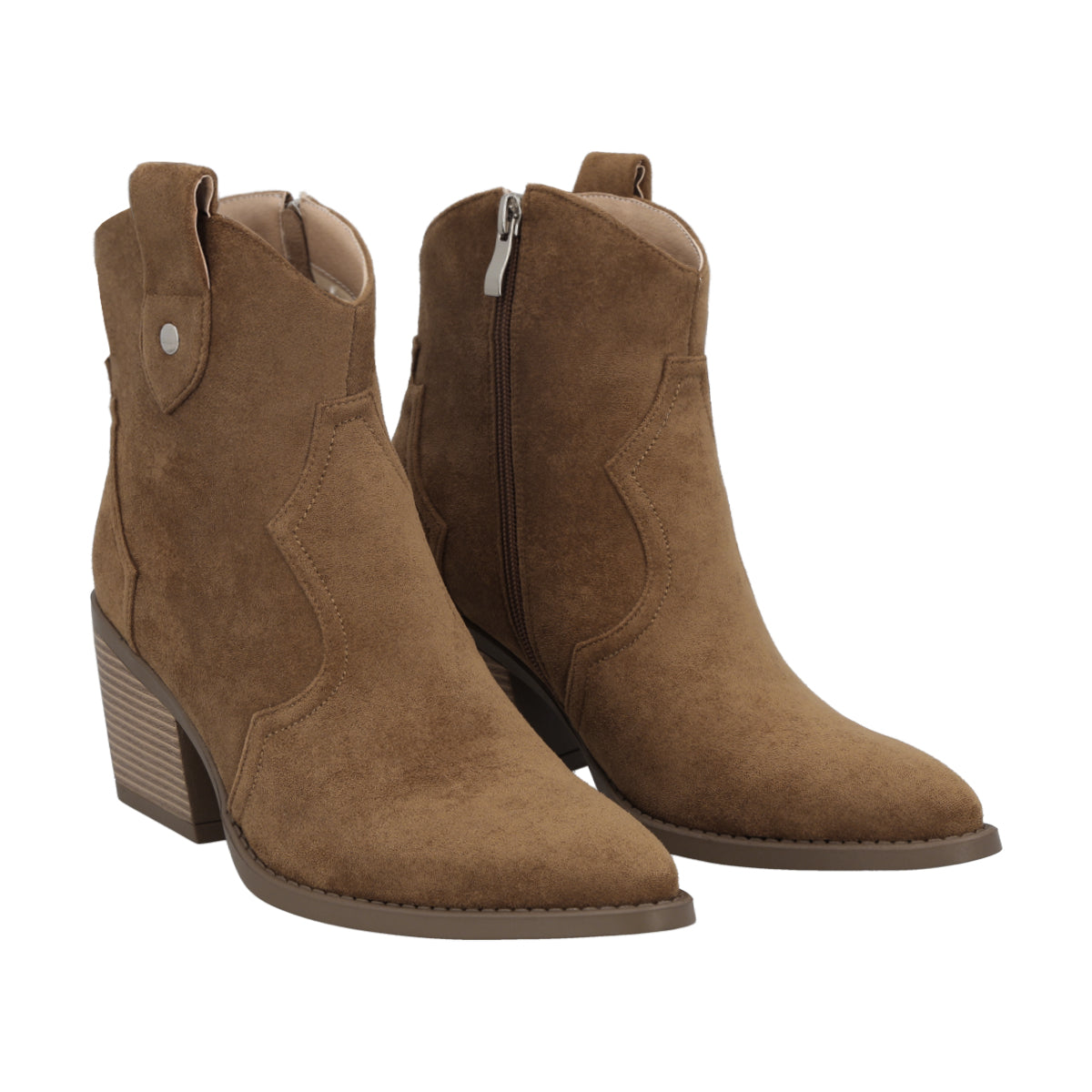 Botín Mujer Camel Valentina Police