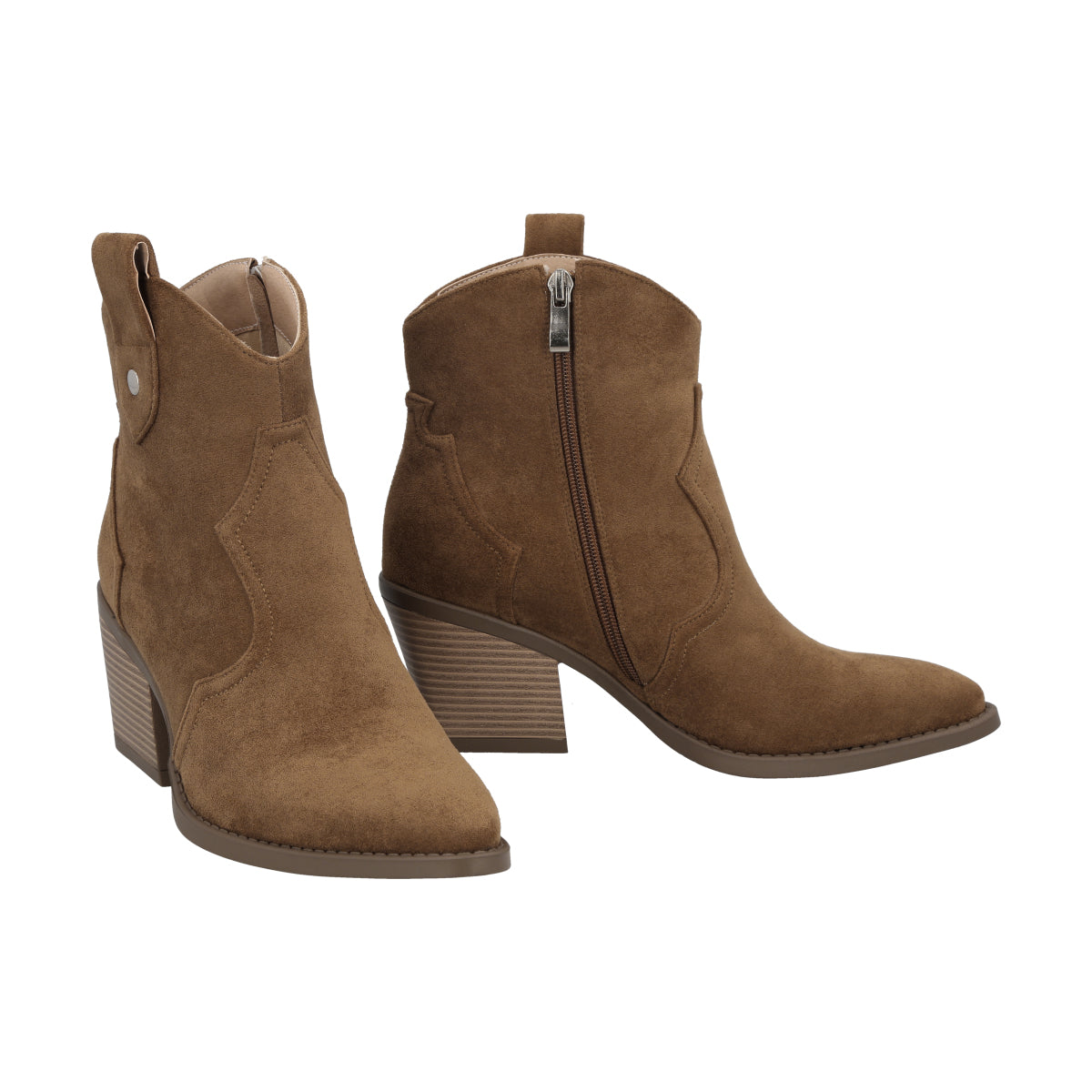 Botín Mujer Camel Valentina Police