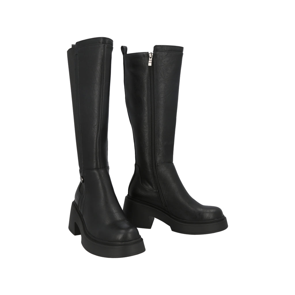 Bota Mujer Negro Rou Police