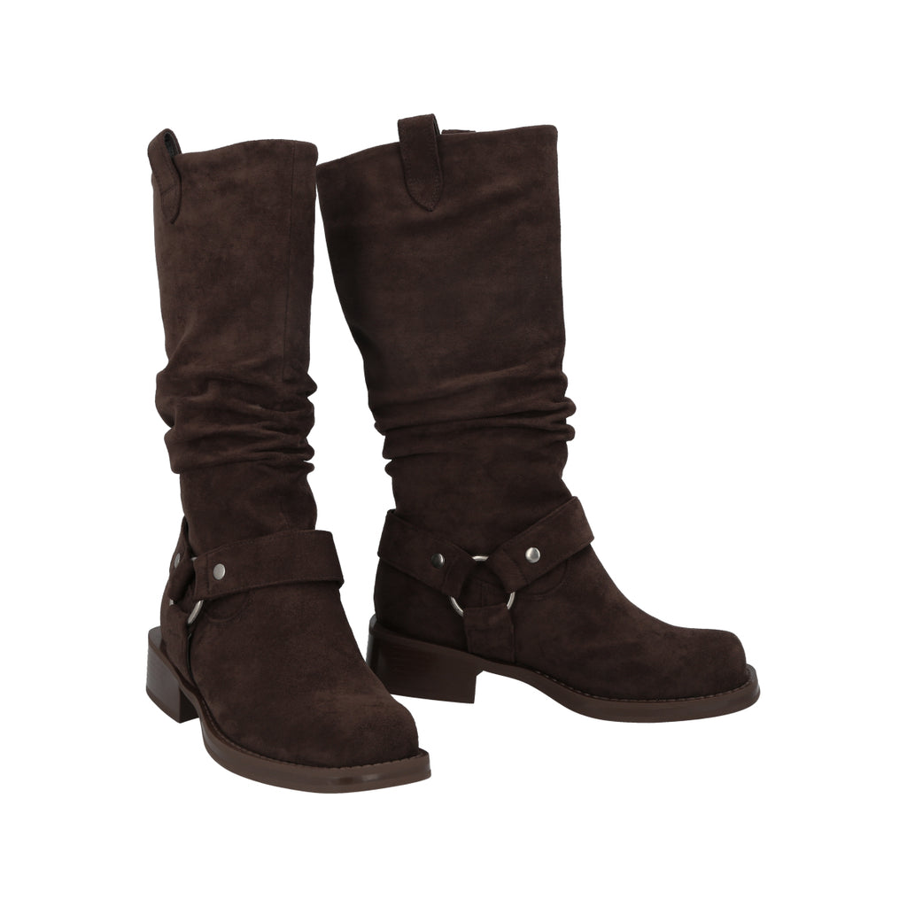 Bota Mujer Café Paula Police