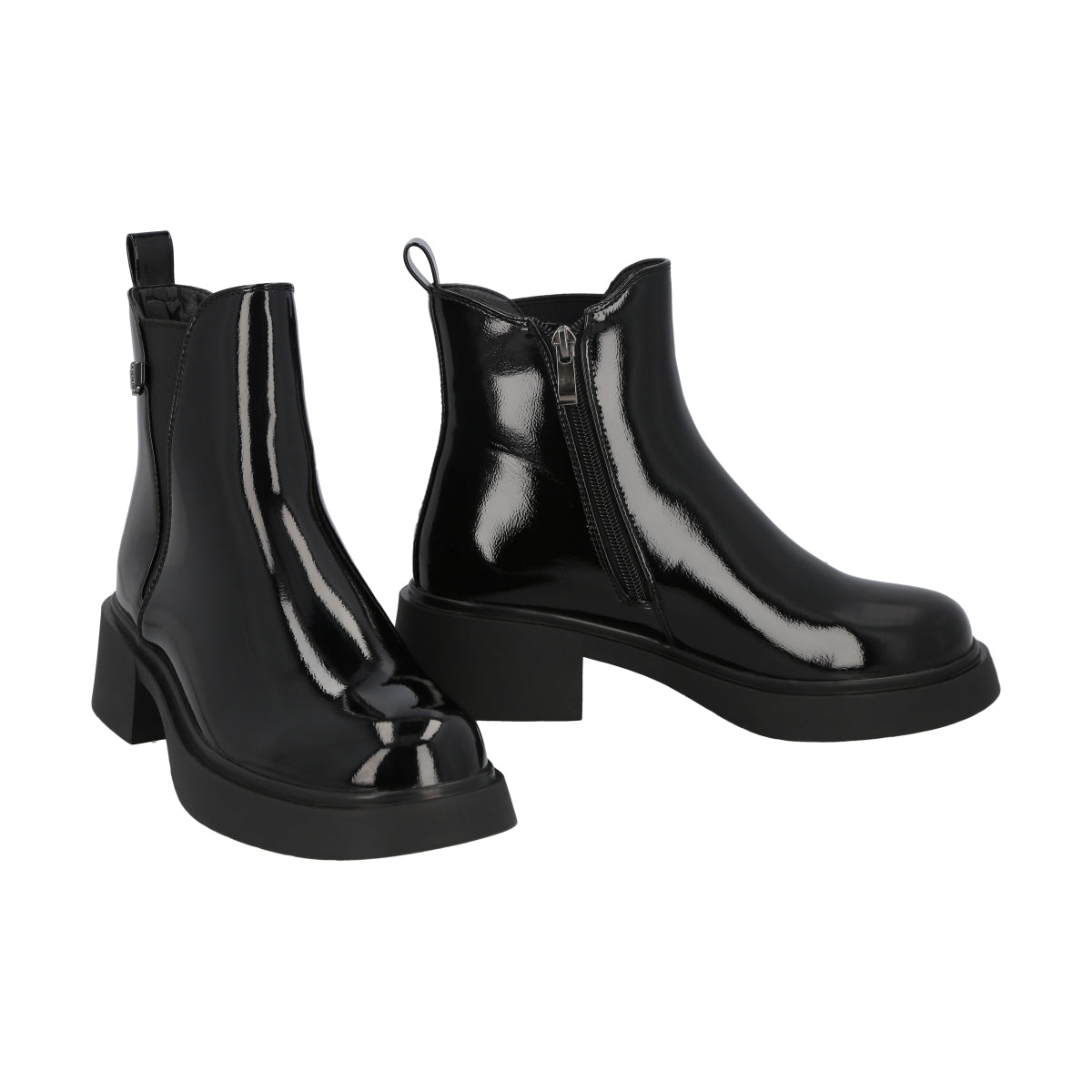 Botín Mujer Negro Anne Police