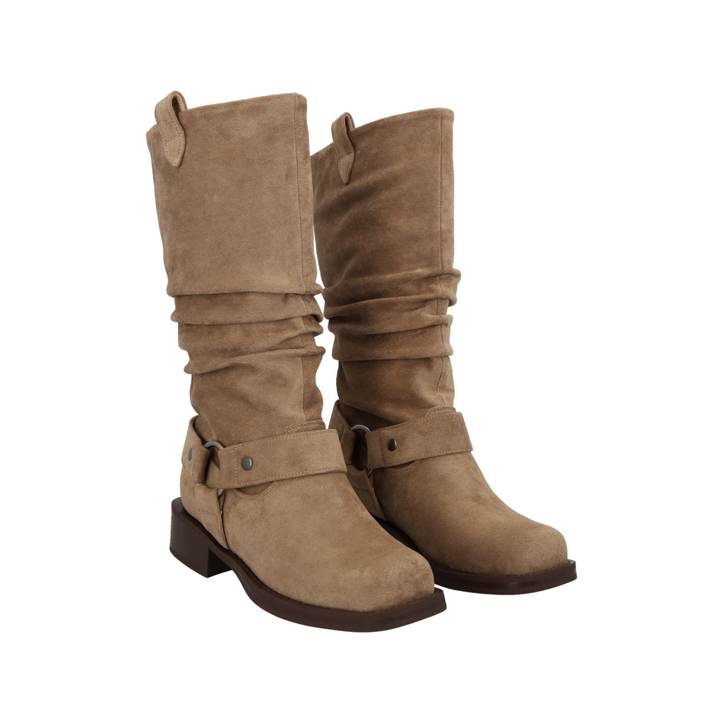Bota Mujer Camel Paula Police