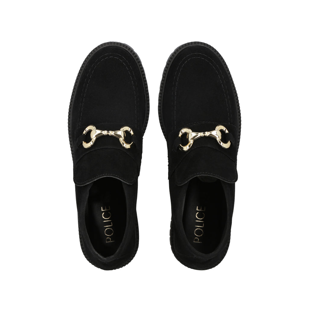 Mocasin Mujer Negro Ludmila Police