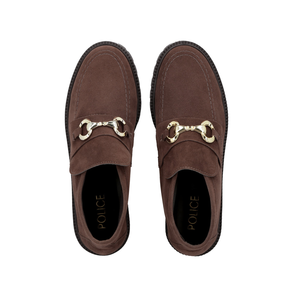 Mocasin Mujer Café Ludmila Police