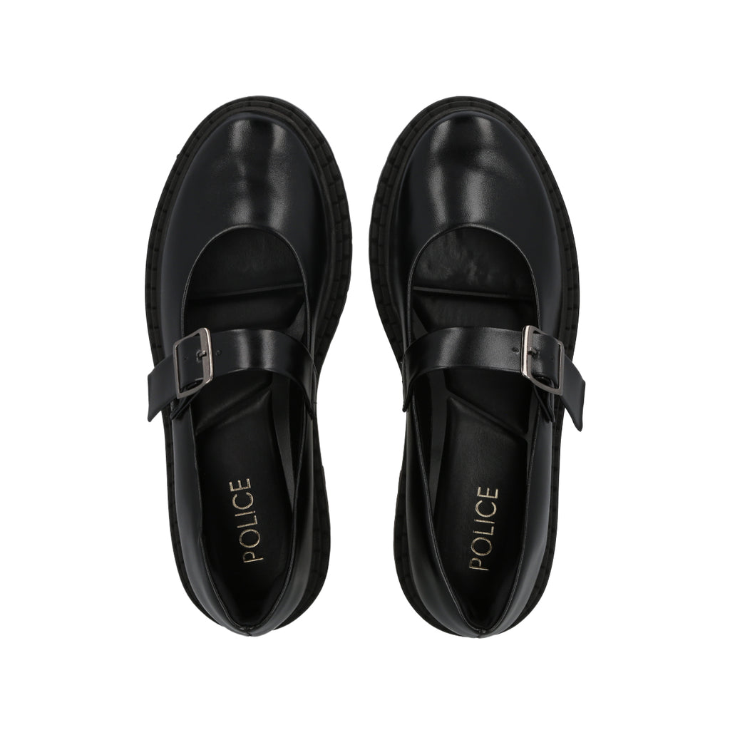Zapato Mary Jane Mujer Negro Amelia Police