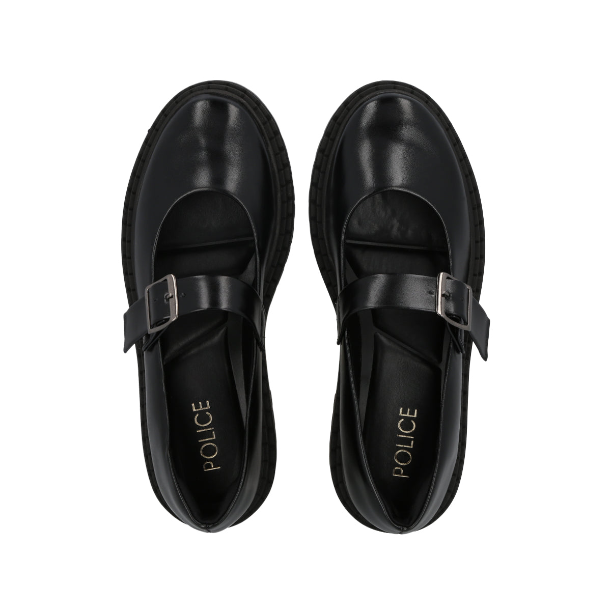 Zapato Mary Jane Mujer Negro Amelia Police