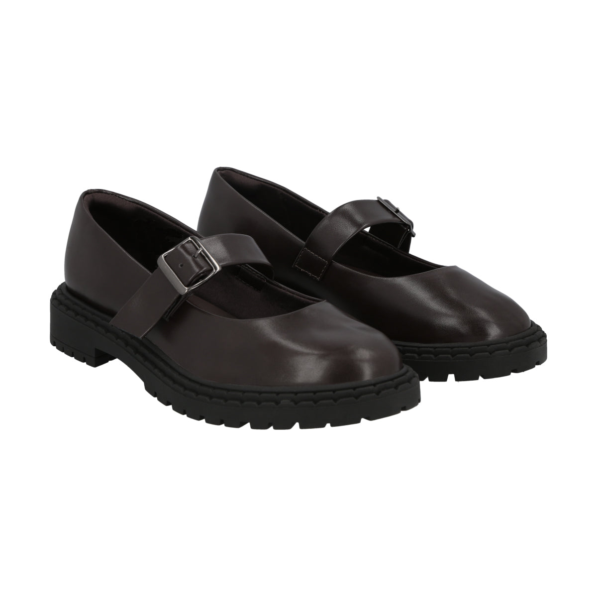 Zapato Mary Jane Mujer Café Amelia Police