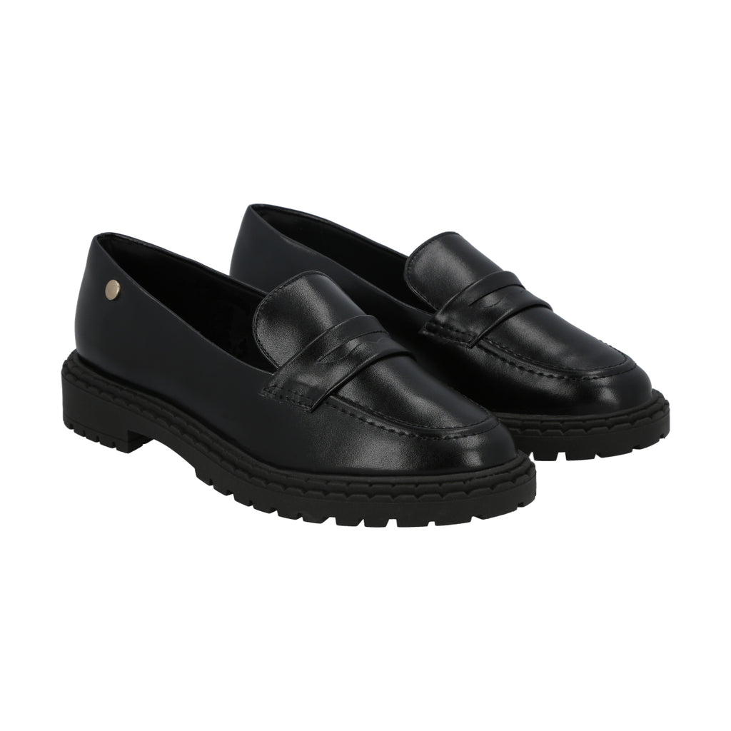 Mocasin Mujer Negro Isabella Police