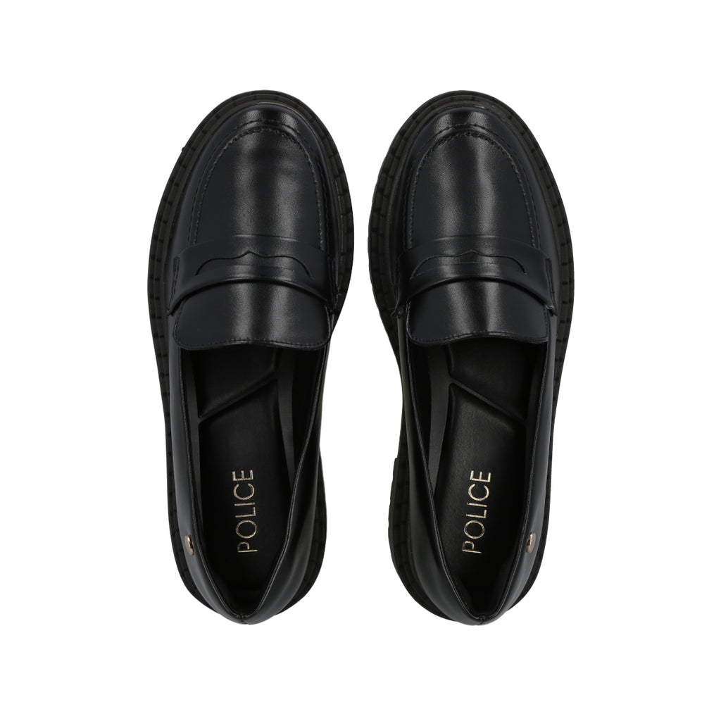 Mocasin Mujer Negro Isabella Police