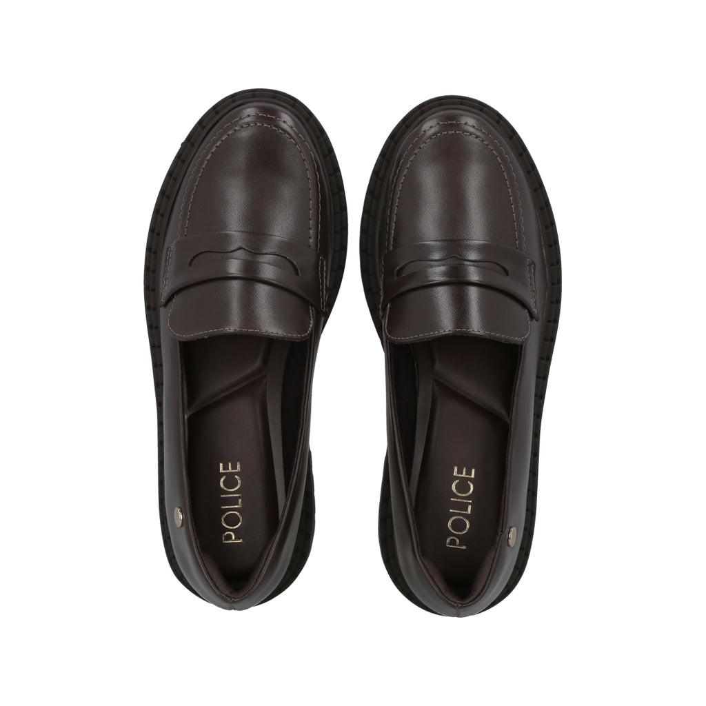 Mocasin Mujer Café Isabella Police