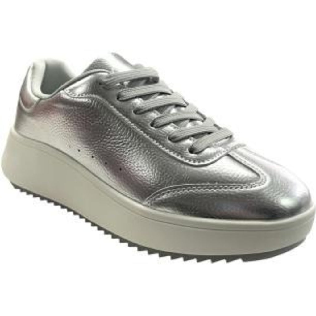 Zapatilla Urbana Mujer Plateado Alexa Detogni